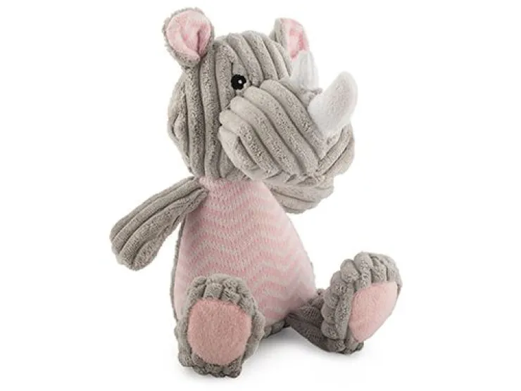 USPCA ANCOL KNITTED RHINO TOY