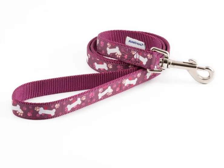 USPCA ANCOL PURPLE BONE LEAD
