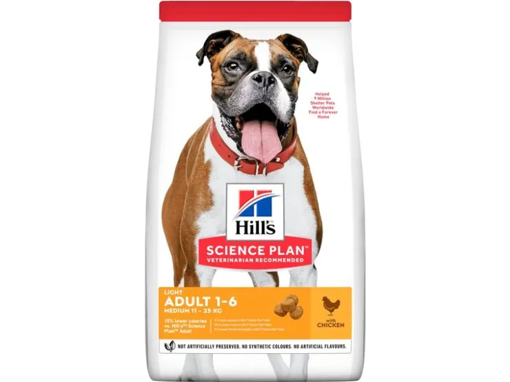 USPCA HILLS SCIENCE PLAN ADULT MEDIUM CHICKEN LIGHT