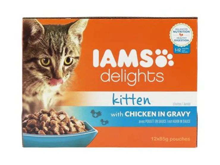 USPCA IAMS DELIGHTS KITTEN 12pk
