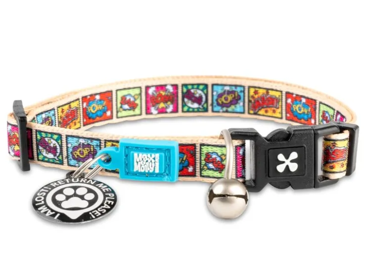USPCA M&M COMIC CAT COLLAR